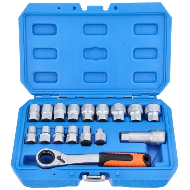 Coffret clés + douilles 1/4 -3/8 -1/2 | Faille Industrie