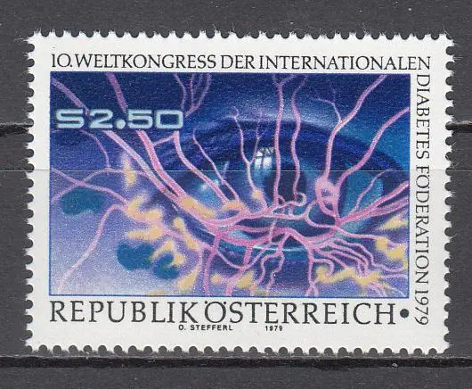 Österreich 1979 - MiNr 1618 - Weltkongreß der Int. Diabetes-Föderation