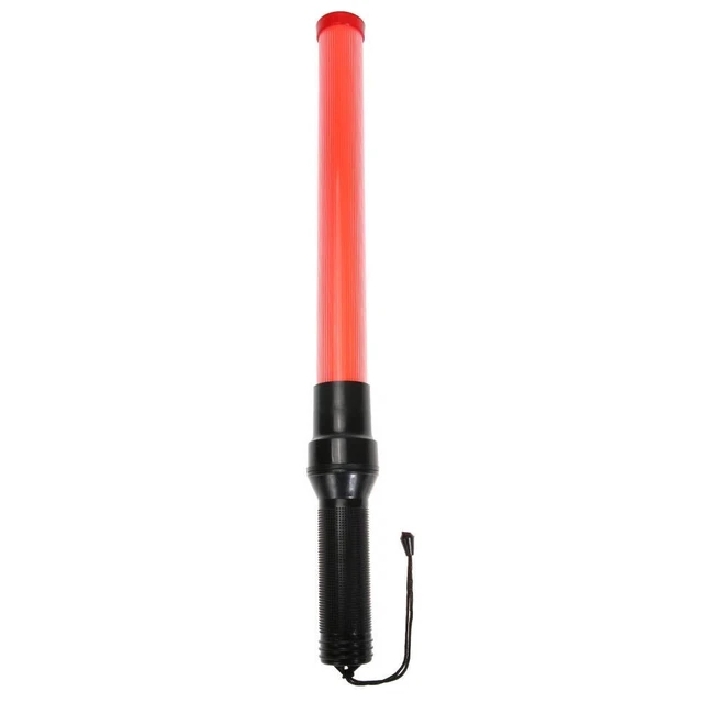 Traffic Rescure Signal Road Control Warning Flashing Light LED Baton(Red)