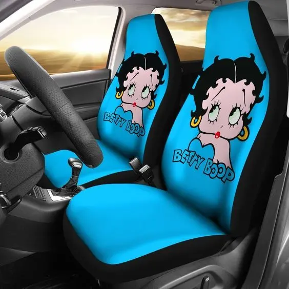Betty Boop In Ocean Color Car Seat Covers (set of 2)