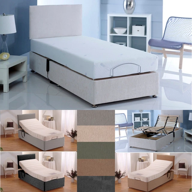 ELECTRIC ADJUSTABLE BED Mobility Bed 5 Part Adjustable All Sizes