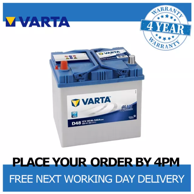 D48 VARTA BLUE Dynamic Car Battery 12V 60Ah (560411054) (005R