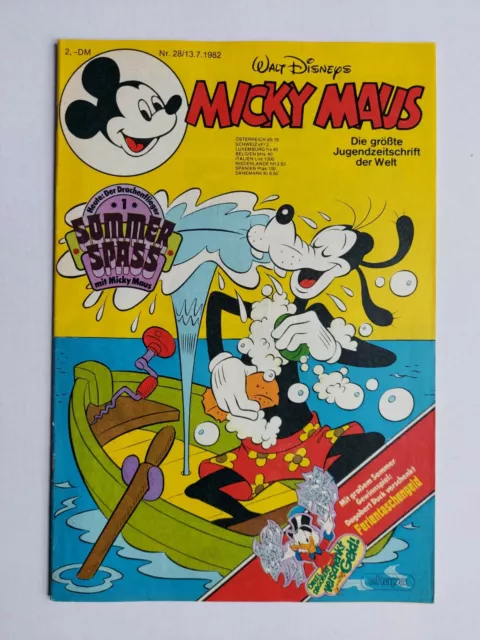 Ehapa - Micky Maus Nr. 28 / 13.07.1982 - Top Zustand / Z1 (mit Beilage)