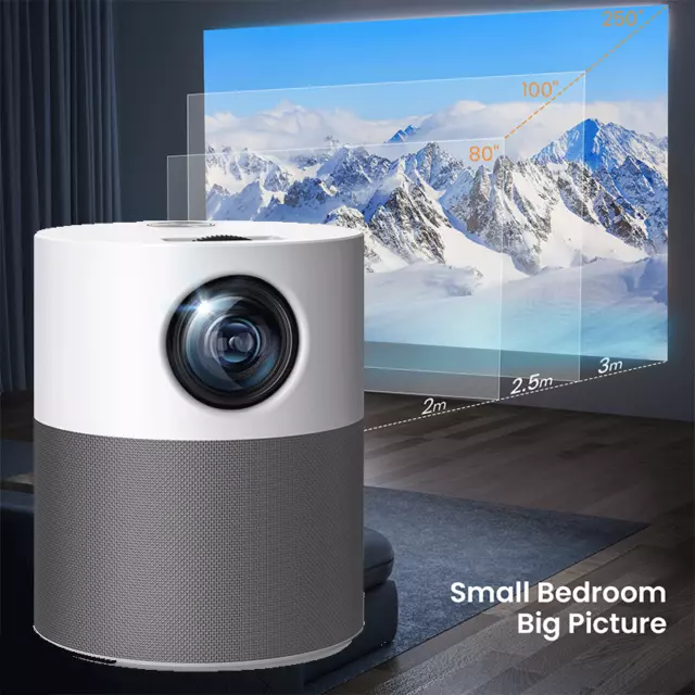Portable Mini Projector 3D HD LED Home Theater Cinema 1080p AV USB HDMI