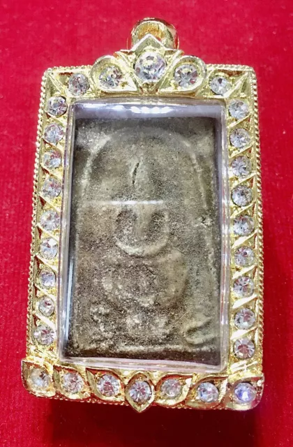 Thai Buddha Amulet Pendant Talisman Phra Somdej & Garuda Lp Toh Wat Rakang K210