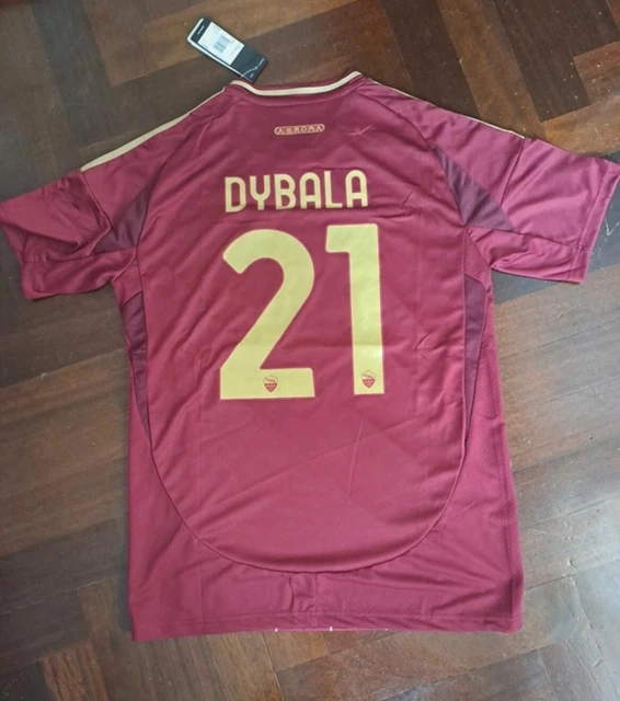 Maglia AS Roma Home 2023/24 Bambini/Ragazzi - Dybala, 100% Poliestere - Foto 4