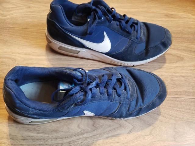 NIKE TRAINERS MENS Uk 12 Navy Blue White Nightgazer 26.00 PicClick UK