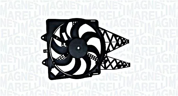 Cooling Radiator Fan For FIAT GRANDE PUNTO (199_) 1.3 55700342 55703902 OEM