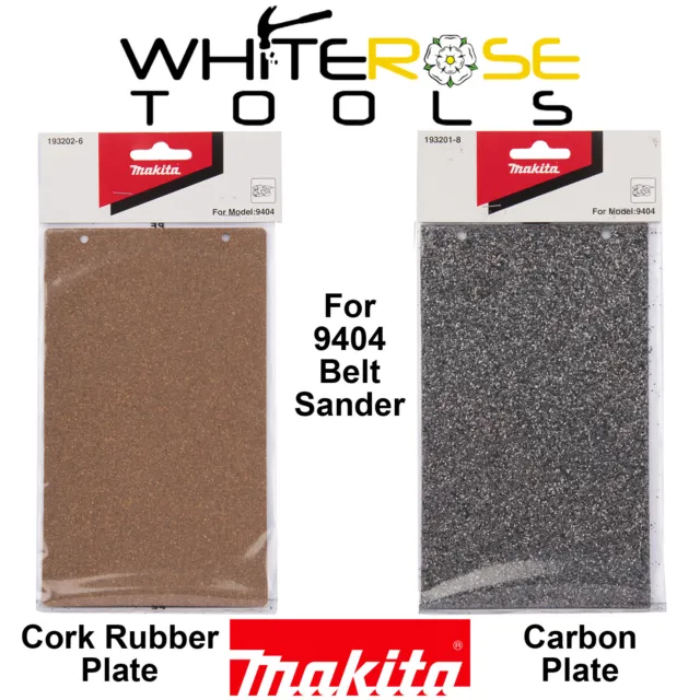 Makita Carbon Plate and Cork Rubber Plate Repair Kit Fits 9404 Belt Sander