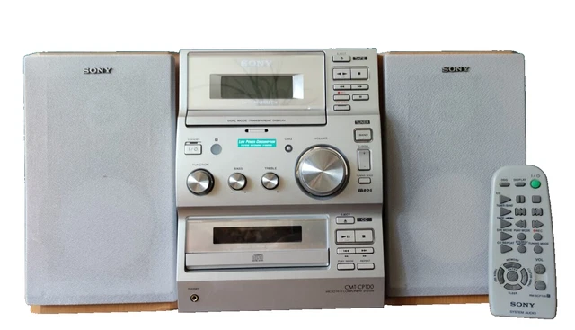 SONY CMT-CP100 MICRO HI-FI Component System, con telecomando, ottime