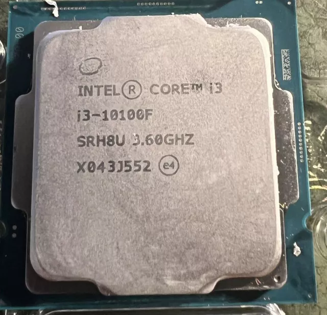 Intel Core i3-10100F Processor (4.3 GHz, 4 Cores, Socket FCLGA1200) Boxed -...