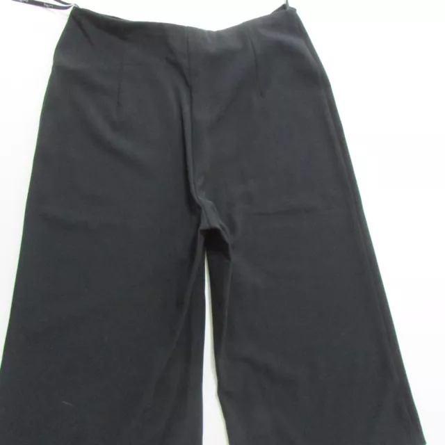 Joseph Ribkoff Pants Size 12 Wide Leg Crop Black Womens Australia