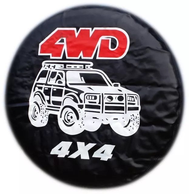 4X4 Tyre Cover 4Wd Spare Wheel Tire Rear Cover Honda Suzuki Land Rover