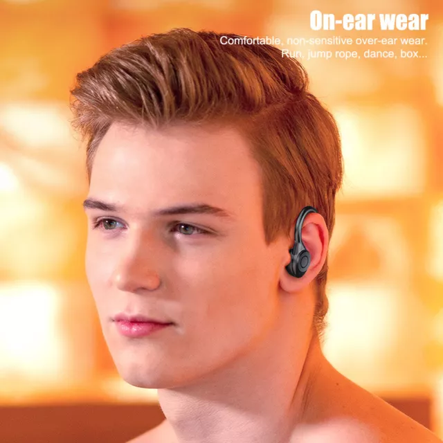 TWS Wireless Bluetooth Earphones Headphones Sports Ear-Hook Running Hifi Earbuds 2