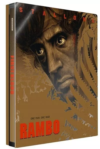 Rambo - Steelbook - 4K Uhd + Blu-Ray - Sylvester Stallone - First Blood