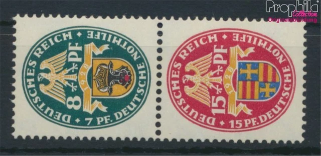 Allemand Empire s50 neuf avec gomme originale 1928 D'urgence (9484309
