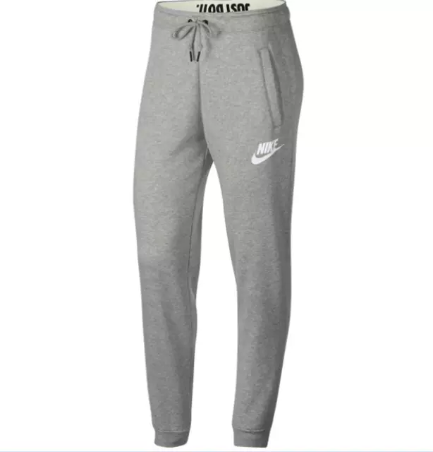 NWT NIKE RALLY JOGGER PANTS Women's Sweatpants GREY Just do it band XS-2X  cuffed $69.99 - PicClick