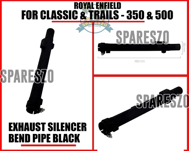 Royal Enfield Classic & Trails - 350 E 500 "Tubo Curva Silenziatore Di...