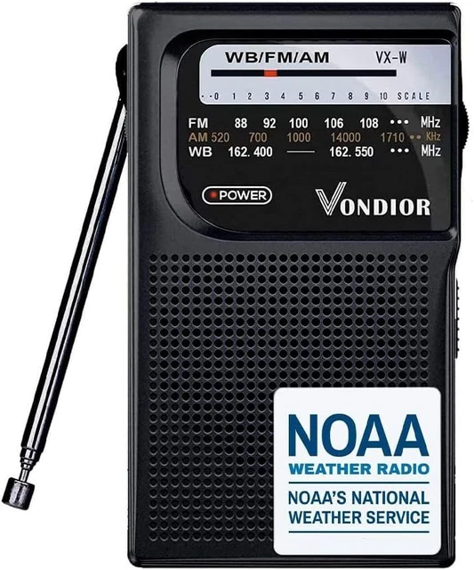 NOAA WEATHER RADIO Emergency NOAA/AM/FM Battery Operated Portable