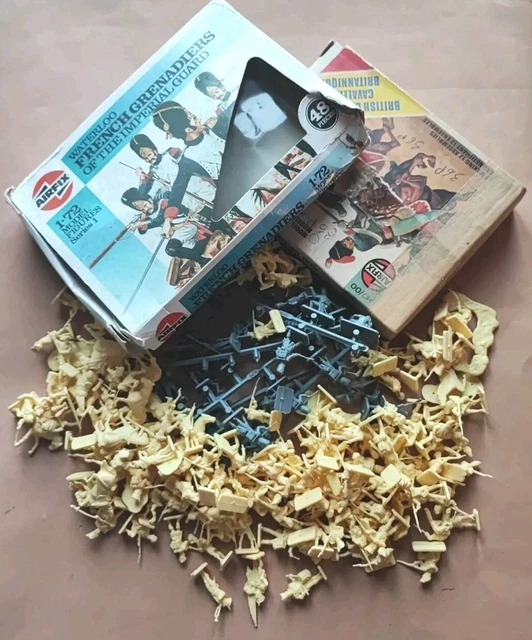 LOT SOLDATS ANGLAIS/USA + Maquette Airfix 1309 Ww2 1/72 (270) EUR 13,50
