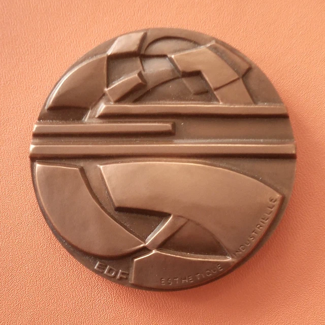 Médaille Cuivre Autoroute Paris-Bruxelles 1972 Par Carrega - Collection XXème Siècle