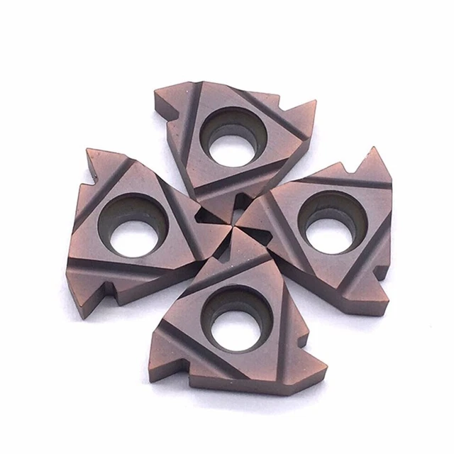 20PCS CNC MILLING Cutter 16IR AG60 Carbide Thread Turning Inserts For ...