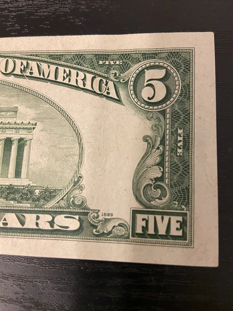 Series 1934 D $5 Five Dollar Silver Certificate Blue Seal   F 2078 10