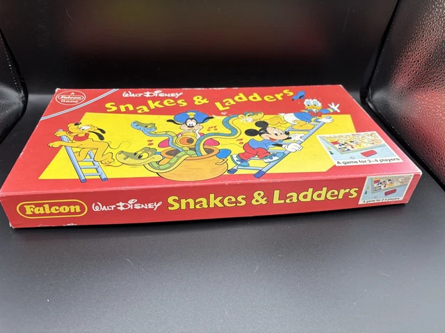 VINTAGE WALT DISNEY Snakes And Ladders, Board Game, Falcon, Mickey ...