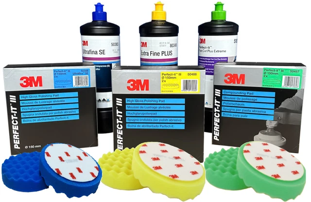 Mousse De Lustrage Ultra Fin 3M™ Perfect-It™, Bleu, Alvéolée, 150 Mm, 50388 | 3M France - Foto 12