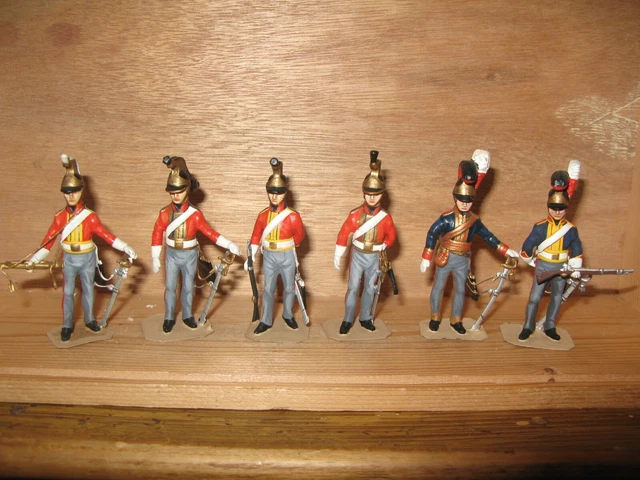 Figurine Plastique Historex 1/32 Empire 2 Cavaliers Chevau