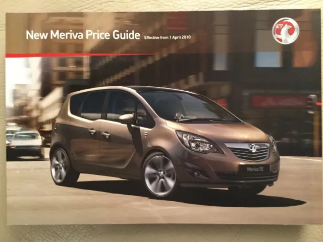 Vauxhall Meriva Car Price Guide - April 2010