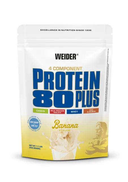 (57,80 EUR/kg) Weider Protein 80 Plus 500g Beutel Eiweißmischung Proteinshake 2