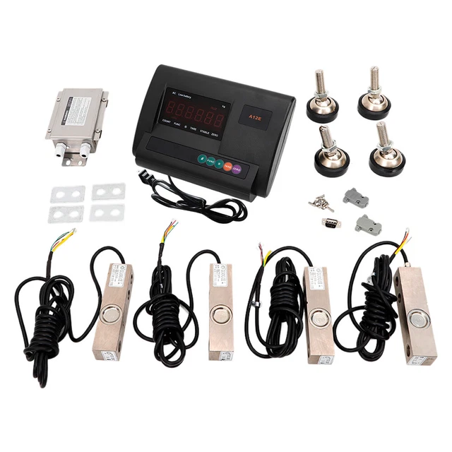 High Precision 5000Lb Load Cell Scale Kit Platform Livestock Cattle Chute Floor