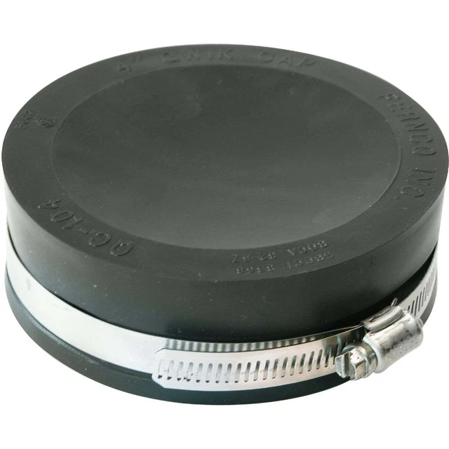 Fernco 2 In. Flexible Slip PVC Cap PQC-102 Pack of 40 Fernco PQC-102