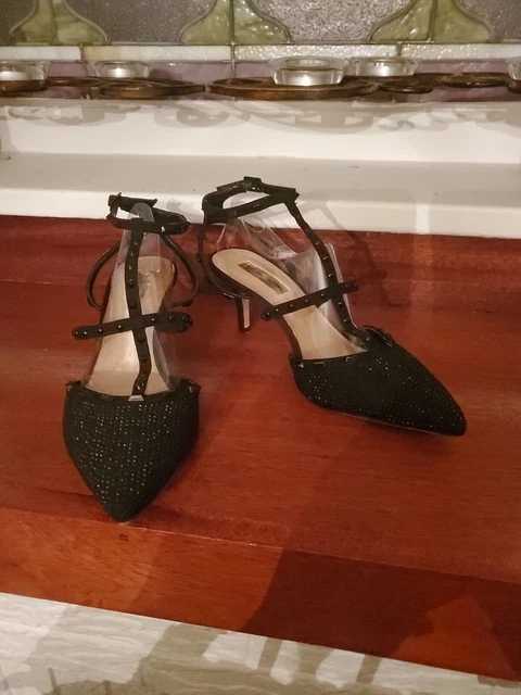 inc international concepts 3" Heels Strappy Blinged 9.5 M. Pre-owned E.U.C.