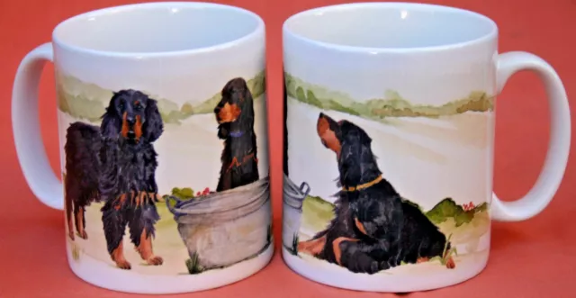 Gordon Setter Gundog Mug Off To The Dog Show Sandra Coen Art Watercolour Print