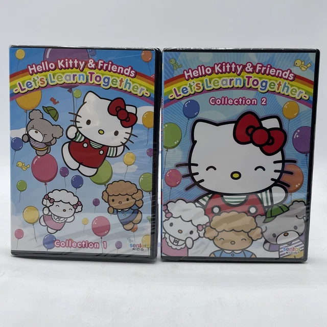 HELLO KITTY & And Friends Let's Learn Together Completion 1 + 2 DVD