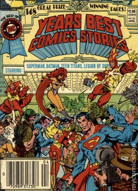 Best of DC Blue Ribbon Digest Canadian Price Variant #35 VG/FN 5.0 1983
