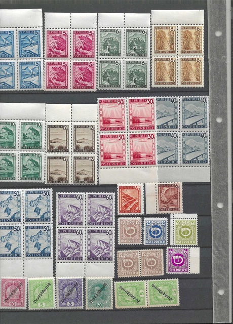 Österreich Lot Nr. 493: Briefmarken  postfrisch