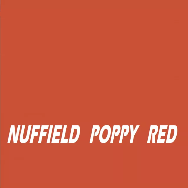 NUFFIELD POPPY RED  Agricultural Tractor Machinery Enamel Gloss Paint