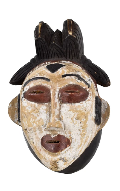 Punu Maiden Spirit Mask Mukudji Gabon African Art