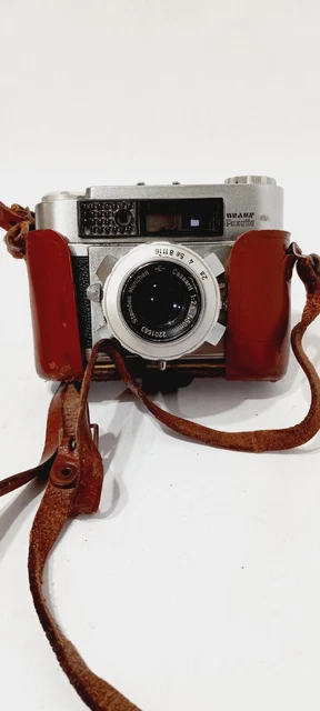 CÁMARA DE PELÍCULA BRAUN PAXETTE SUPER II B L DE COLECCIÓN 35 mm con estuche y correa originales