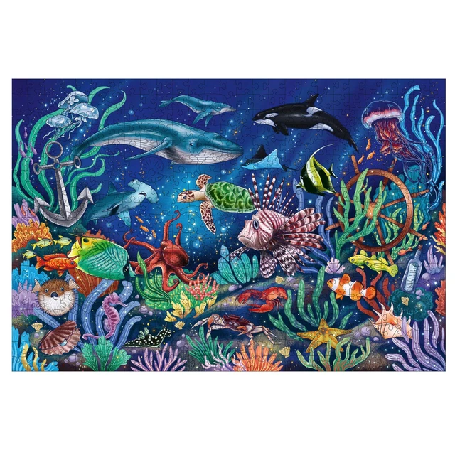 Puzzle adutle - la carte du monde 1000 pieces - collection geographie
