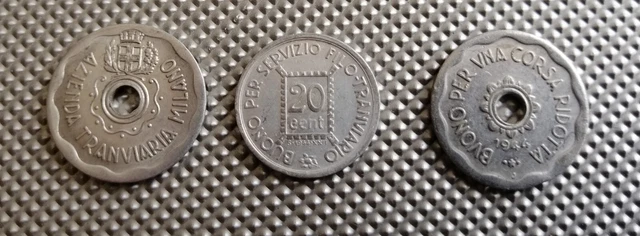 Lot De 3 Jetons/monnaies De Collection Lotto - Disc Gratton Cervato Ferrero - Calcio Soccer - Vintage