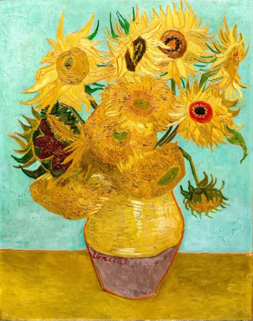 Dutch Sunfl by Vincent Van Gogh Giclee Museum Size Repro on Canvas