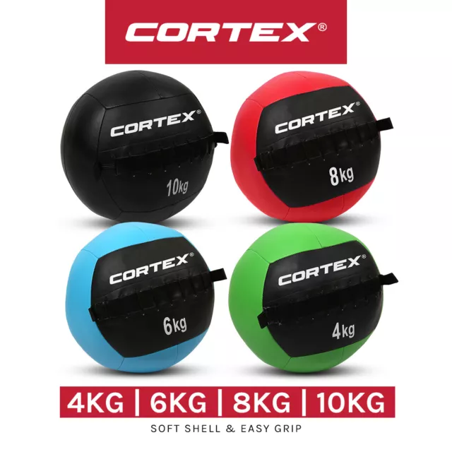 Cortex Wall Ball 4kg 6kg 8kg 10kg Medicine Core Crossfit Fitness Gym Training