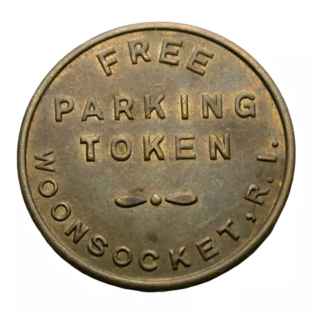 Woonsocket, RI Free Parking Shop Downtown Token