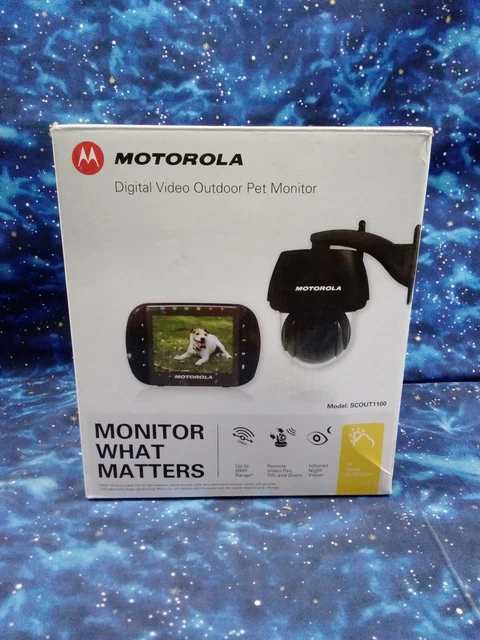 Nuevo monitor de video digital para mascotas al aire libre Motorola Scout 1100