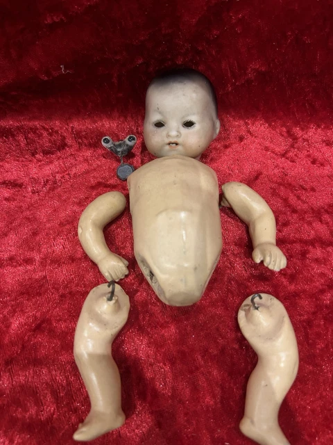 Poupée Ancienne Bébé Armand Marseille Asiatique, 18 Cm, Simon & Halbig, état Correct