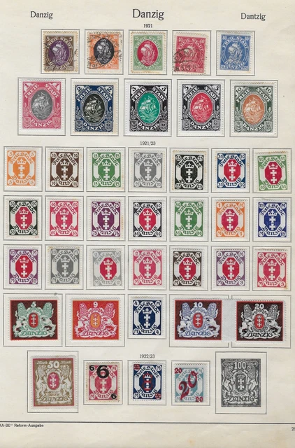 Danzig Sammlung ( gestempelt / Falz)  bitte ansehen / 45015 / #  220 2